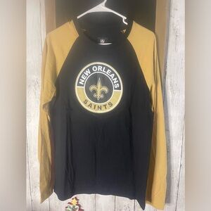 NFL Team Apparel New Era New Orleans Saints Men's Long Sleeve Tee Shirt M 364